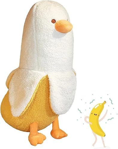 Peluche de pato plátano lindo pato de plátano animales de peluche lindos animales de peluche lindos cojines para dormir regalos para niñas y