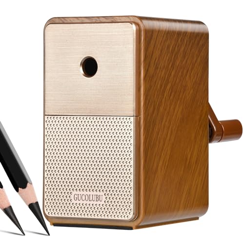 Manual Desk Pencil Sharpener - Oak