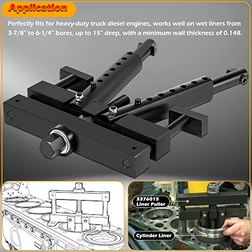Bonbo B-P-T-C-6 Pt-6400-C Universal Cylinder Liner Puller Assembly Fits thumb #1