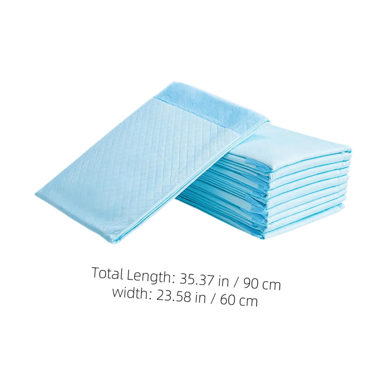 ORFOFE Einweg Wickelunterlagen 60x90cm für Babys Kinder Erwachsene Saugfähige Urinunterlagen mit Auslaufsicherer Kante Hautfreundliches Vlies Praktische Einweg Pads für Zuhause und Unterwegs
