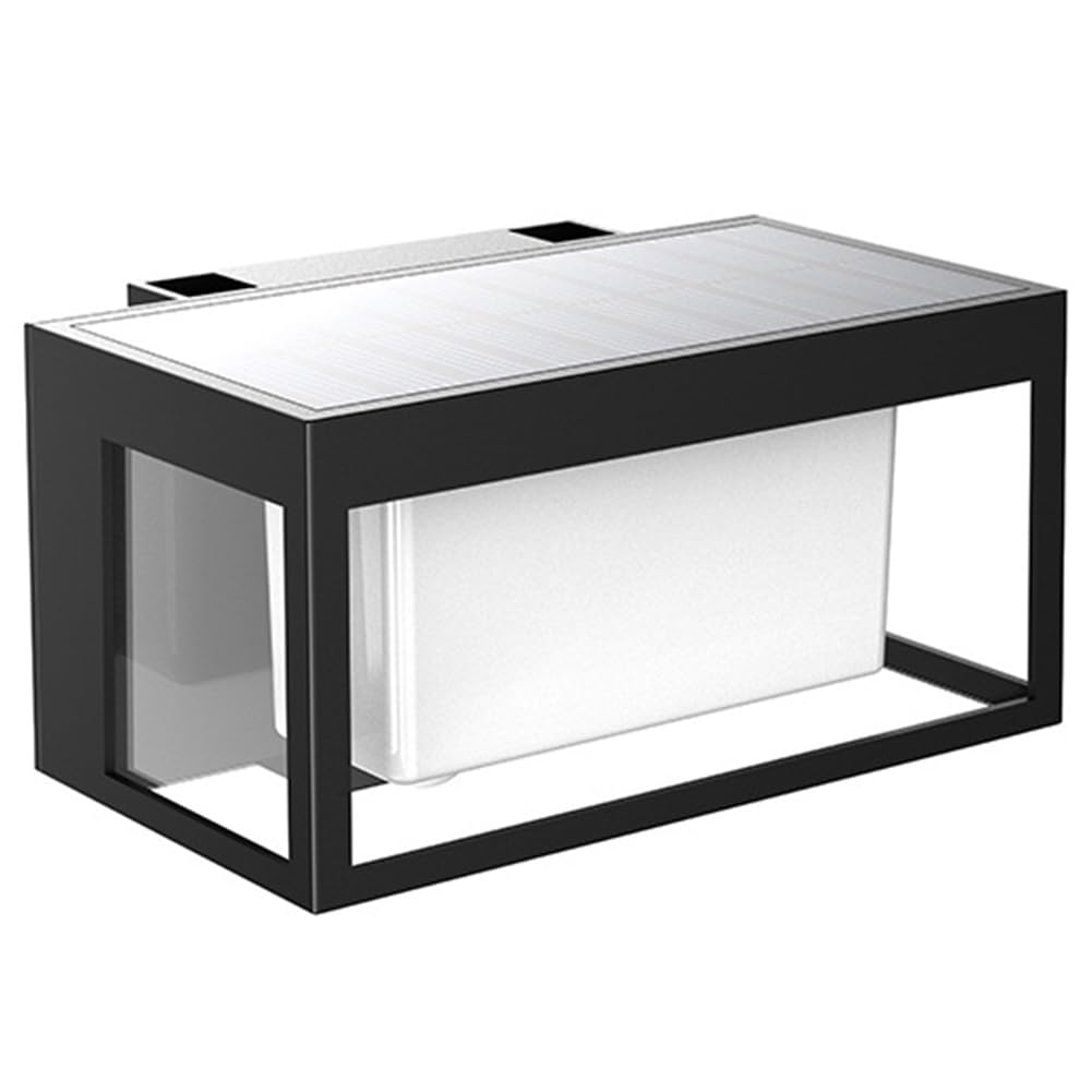 IJSDNVJNDX Balcony Door Garage Solar Light Outdoor Pillar Garden Fence Wall Waterproof Porch Lights European Design