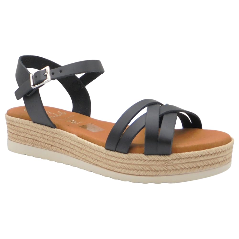 Oh! My Sandals - 6010 Zara Sandalias de Mujer cómodas con Plataforma Ligera y Plantilla Gel, Fabricadas en españa para: Mujer