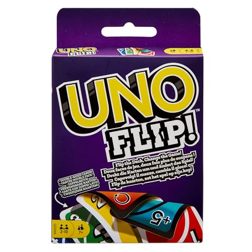 UNO Flip - Juego de Cartas Familiar - 112 Cartas Doble Cara -