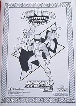Paperback Power Rangers Sticker Scene Book