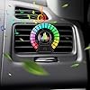 Smart Car Air Freshener | Vent Clip Car Fragrance Lamp | Ambient Lighting Air Outlet Perfume, Car Aromatherapy, Automotive Air Fresheners Rhythm LED Light #2