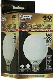 G25 Globe 40W Replacement Light Bulbs Use only 11W, 4-Pack