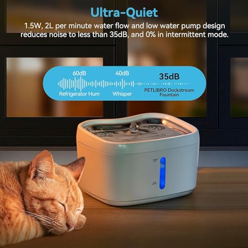 Dispensador de agua para gatos inteligente con control por app miniatura 3