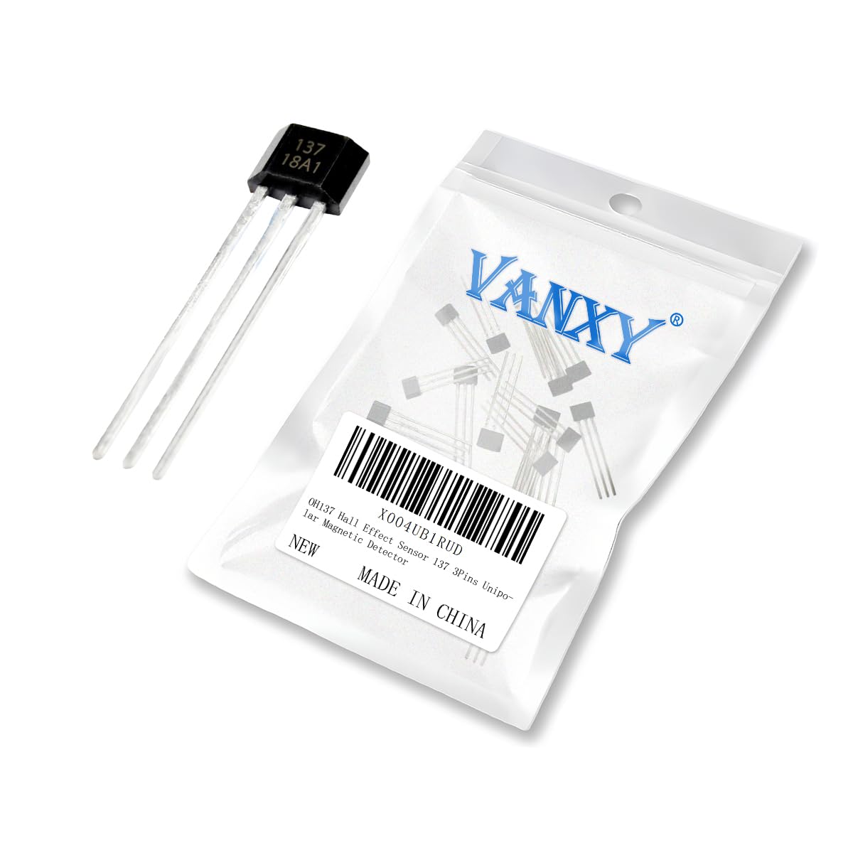 20PCS OH137 Hall Effect Sensor 137 3Pins Unipolar Magnetic Detector