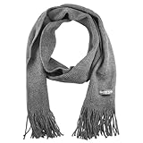 Gelante Men Classic Knit Winter Scarf Warm Double layer 2098-LtGray