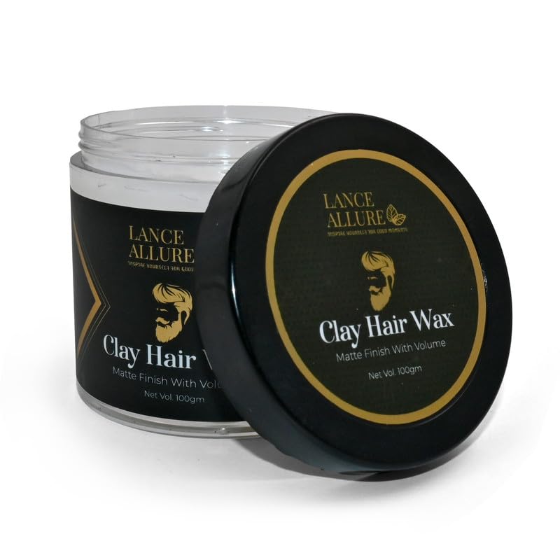 Image of Combo of Clay Hair Wax and Fiber Hair Wax| For Matte Finish and Strong Hold(Clay & Fiber )