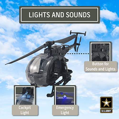 Lollipop USA20172 U.S. Army Night Stalker Helicopter With Soldier Figure And Light/Sound thumb #1