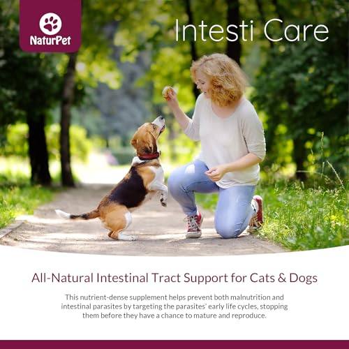 NaturPet Intesti Care for Dogs & Cats | Natural Alternative to Chemical Wormers | Promotes a Healthy intestinal Tract | Contains Diatomaceous Earth | 165g - Image 3