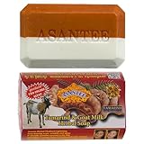 ASANTEE TAMARIND & GOAT MILK HERBAL SOAP 125 G. (Pack of 1)