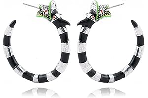 Beetlejuice Coral Snake Earring Hoop