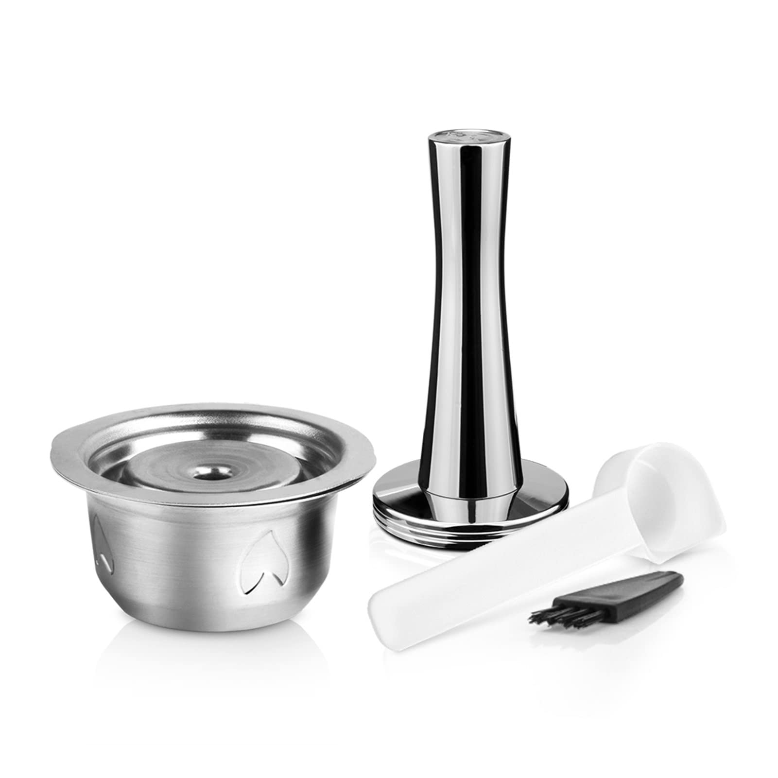 INEOUT Taza Grande Reutilizable De Acero Stianless Compatible con El Filtro De Cápsula De Café Nespresso Vertuo (Color : Violet, Size : 150ml)