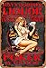 Henson Roxy'S Roadhouse Liquor in The Front Poker in The Rear Vintage Tin Sign Logo 12 * 8 Inches Advertising Eye-Catching Wall Decoration
