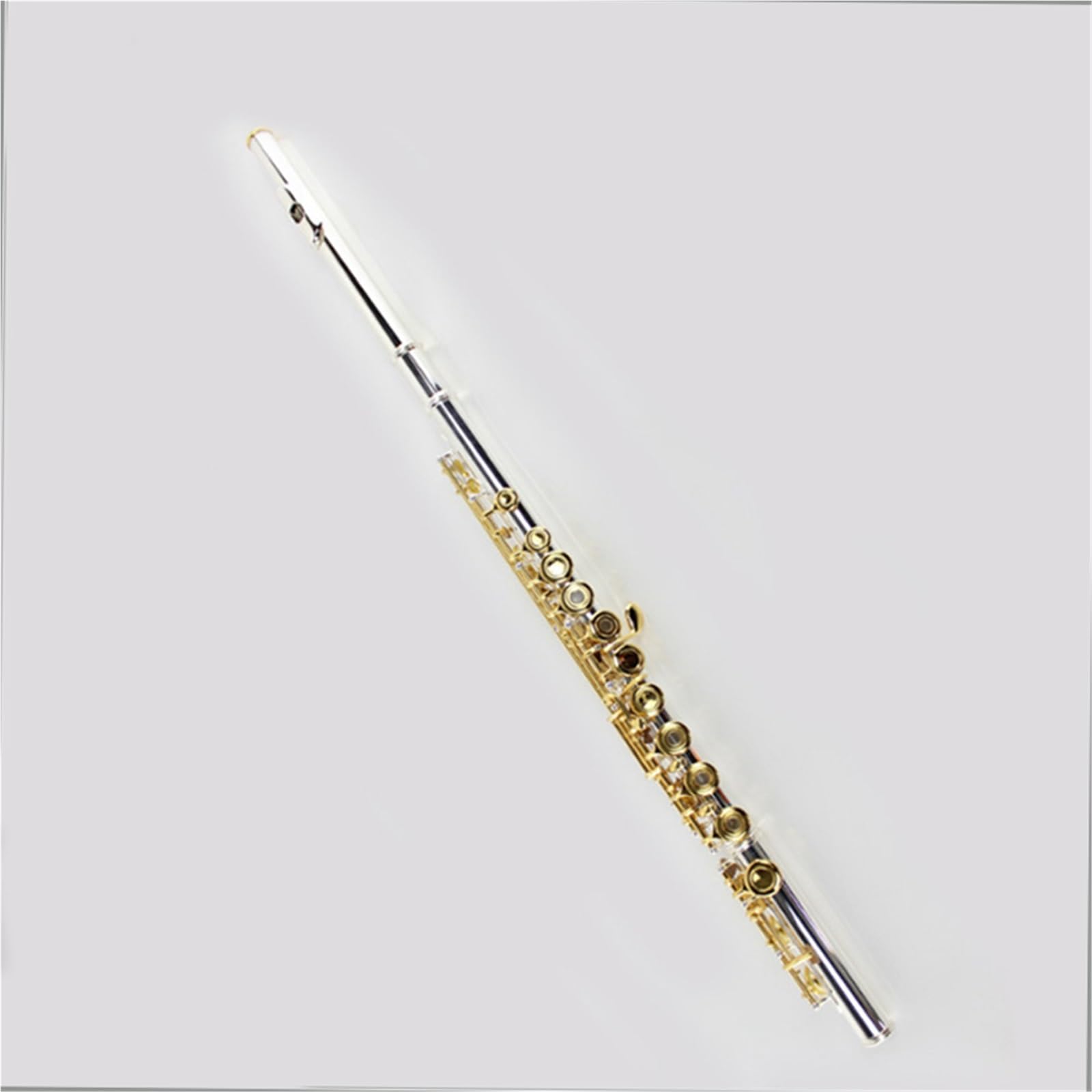 Flauto Flauto traverso con foro aperto superficie della coda in Si placcata in argento