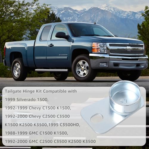 Kit de charnière de hayon robuste pour Chevy GMC C1500 K1500, remplacement direct et durable - 4