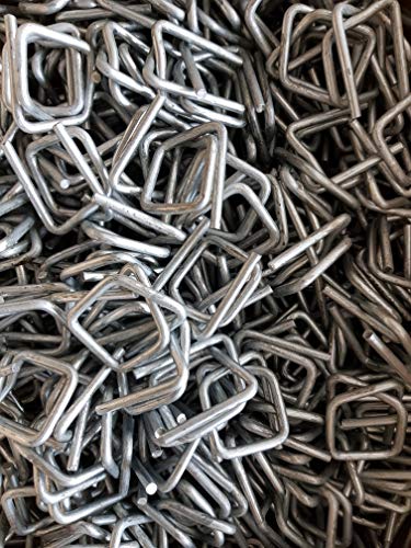 Freiziel 1000 Stück CB6 Draht Verschlussklemmen 19mm aus Metall...