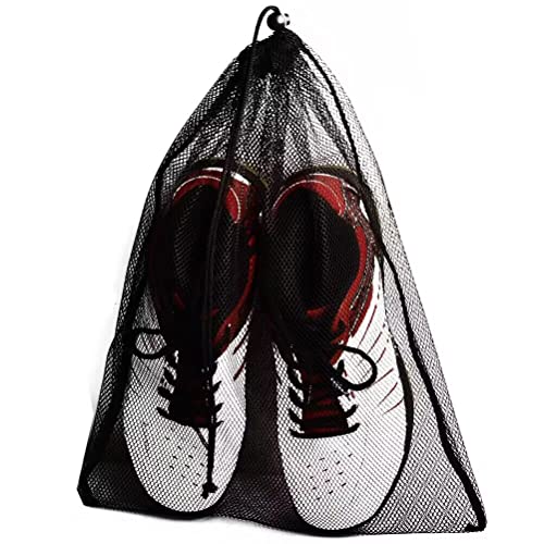 zalati Tennis Net Bag 4pcs Mesh Pocket Portable Container for Storage Baseball Golf Ping Pong Ball Sports Shoes Carry - Image 3