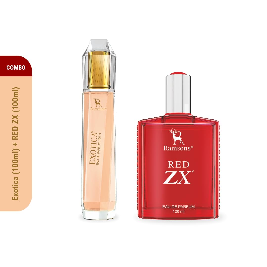 Buy Ramsons - EXOTICA & RED ZX Eau De Parfum | Pack of 2 x 100 ML
