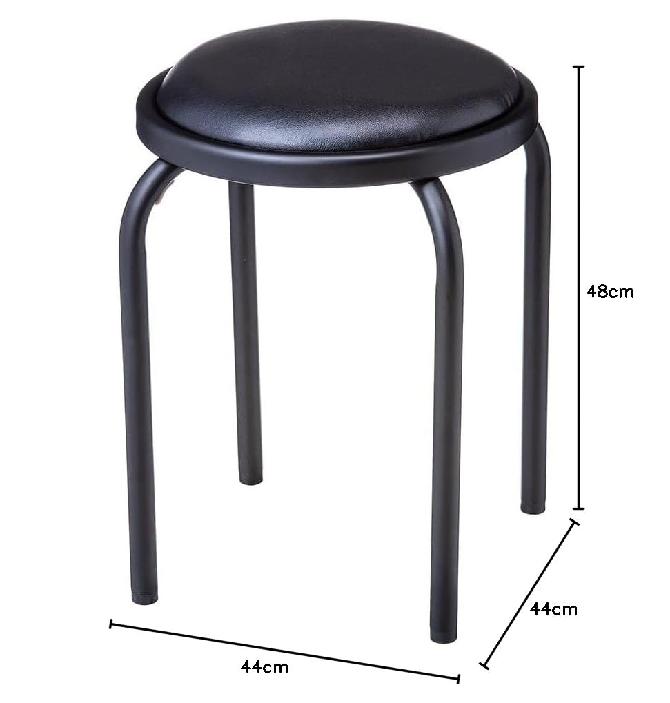 KOSEN Furniture 円形スツール 黒 KOSEN Furniture 円形スツール 黒 - メルカリ