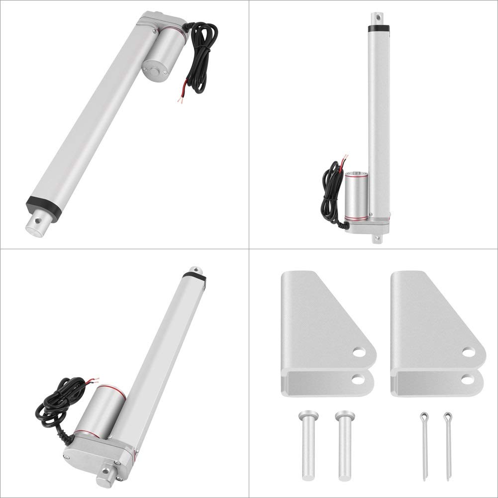 Lineaire actuator, lineaire wisselzuiger, verstelbare telescopische lineaire actuator, 12 V verstelbare telescopische motor, met cruise control, slag 3-15 cm (45 slagen/min) voor de