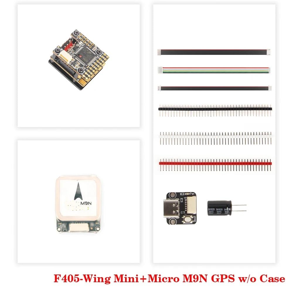 F405-Wing ICM42688P obsługuje port I2C z M9N M10 5V 7,2 V BEC 2-8S pasuje do drona ze stałym skrzydłem RC FPV (M9N bez obudowy)