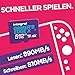 Integral 512GB Gamer's Edge X microSD Express für Switch 2 – bis zu 890MB/s Lesen, 810MB/s Schreiben, 4K, A1, NVMe, High-Speed Gaming, kürzere Ladezeiten, ultraschneller Speicher