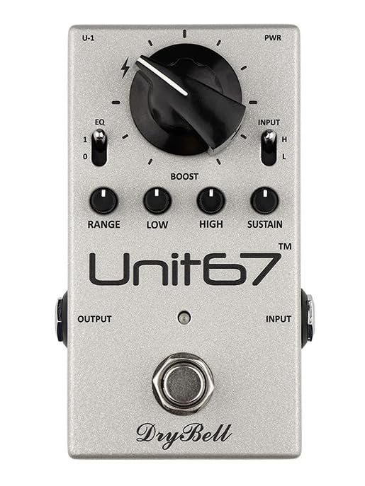 DryBell Unit67 EQ コンプレッサー ブースター Amazon | DryBell Guitar Effects / Unit67 Tone Shaper Compressor EQ