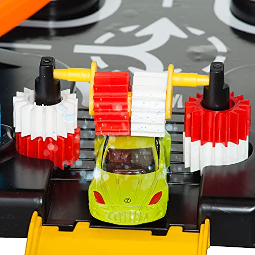 M MOLTO 5474 Molto Parking Elektronischer Parkplatz für Kinder, 5 Etagen, Bunt, 5 Plantas