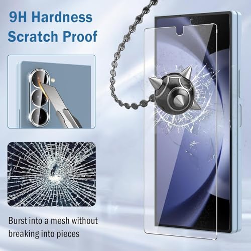 Image of Uyiton SHILD (Pack of 2) Tempered Glass Screen Protector for Samsung Galaxy Z Fold 6 | HD Clarity | Scratch Resistant | Fingerprint Unlock Support | Case Friendly | Full Front Screen Protection