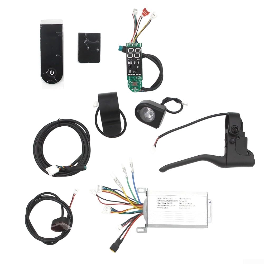 36V 350W Controller Armaturenbrett Beschleuniger Ersatz Set für Xiaomi Elektroroller mit Display und Verkabelungsset (7-teiliges Set)