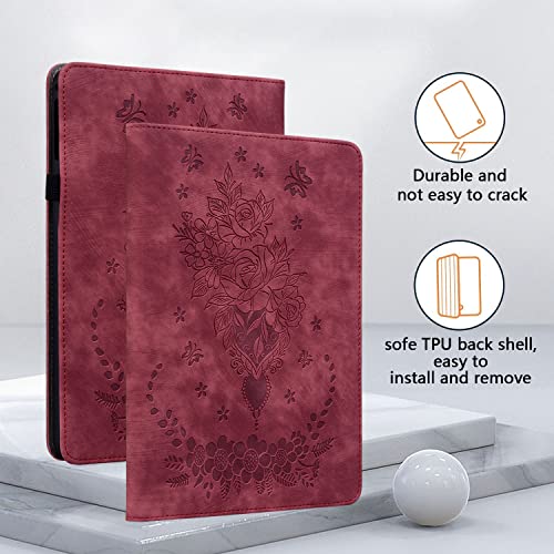 Étui iPad 10.2 portable à rabat multi-angle idéal pour le télétravail - 6