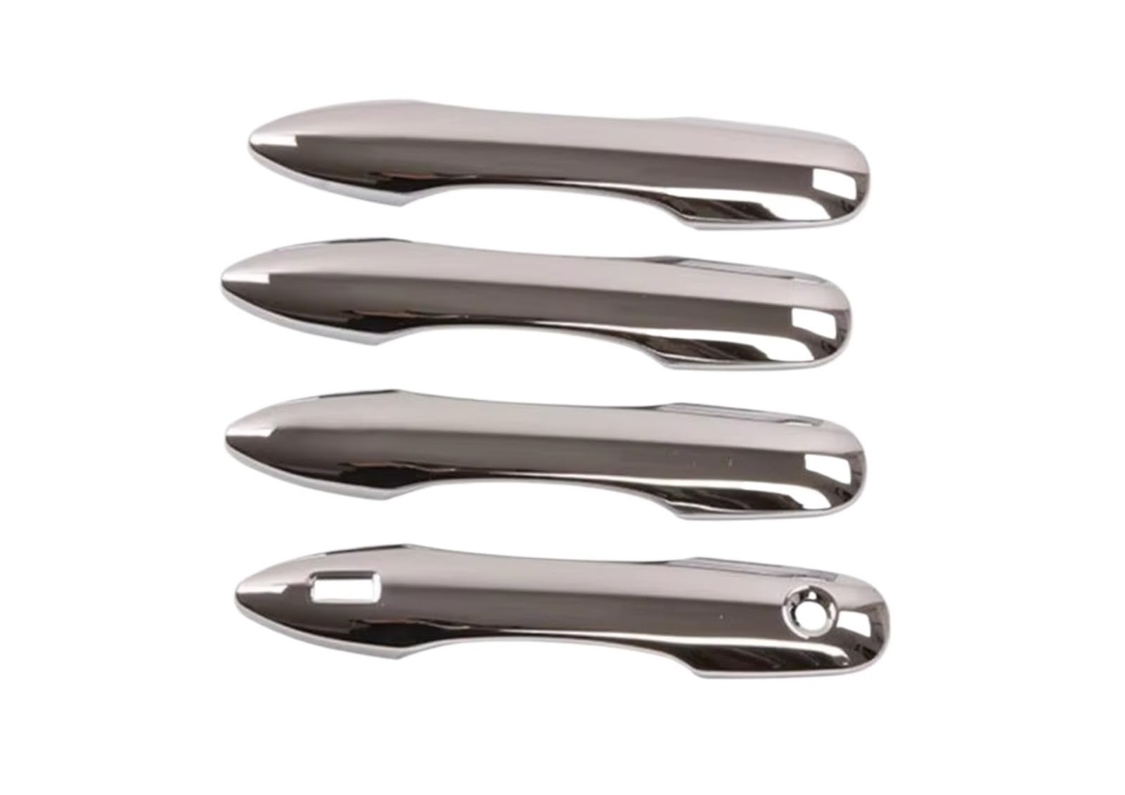 Lspbfkq 1 Keyless Entry For Toyota For Corolla For Auris For E210 2019-2022 Glossy Black Chrome Car Door Handle Cover Trim Sticker Styling Car Exterior Door Handles