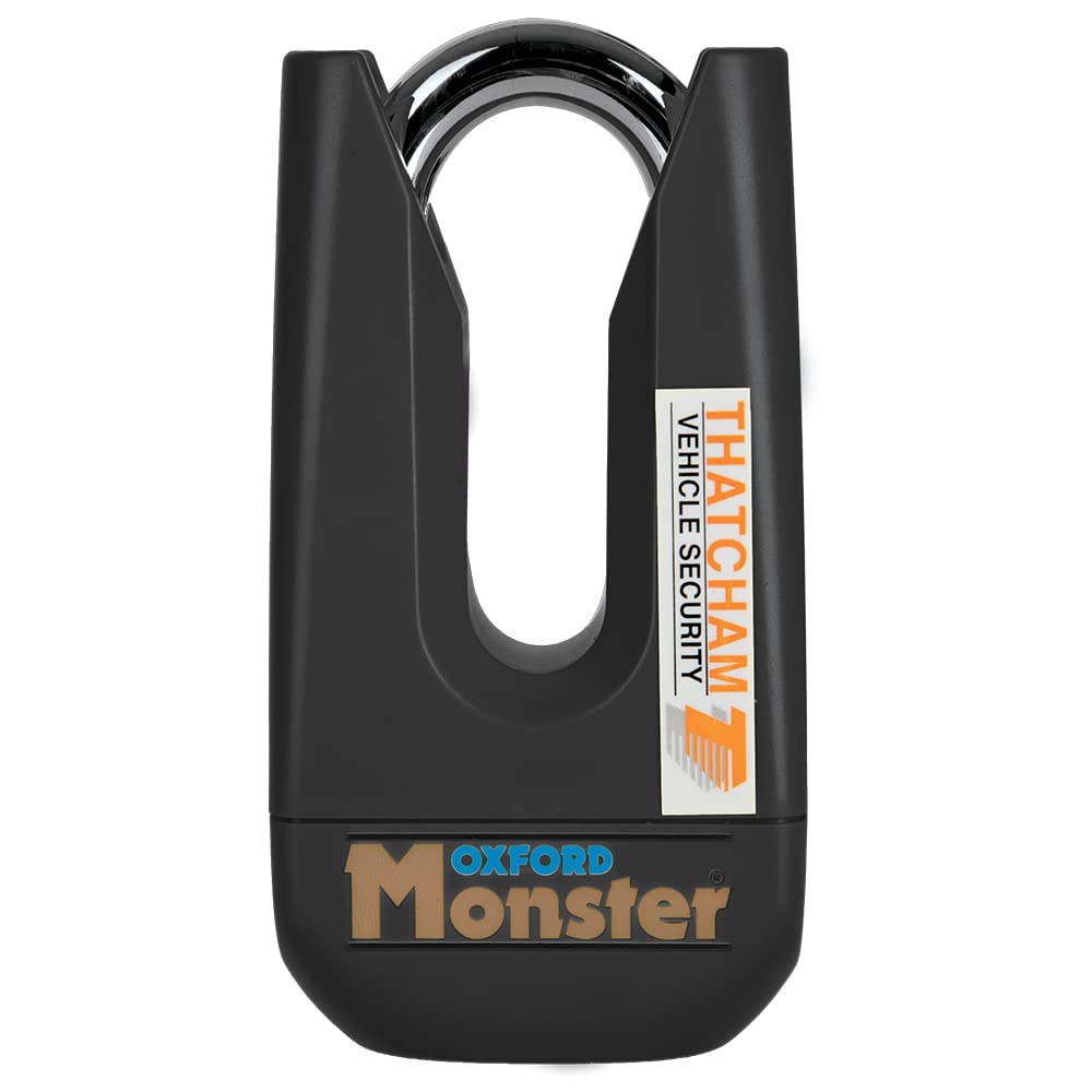 Oxford Motorcycle Security - Monster Disc Lock - Black