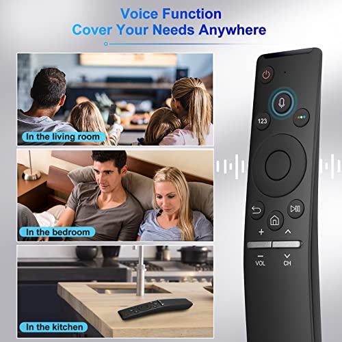 Voice Replacement For Samsung-Smart-Tv-Remote, New Upgraded Bn59-1266A For Samsung Remote Control, With Voice Function For All Samsung Tvs #TOP5