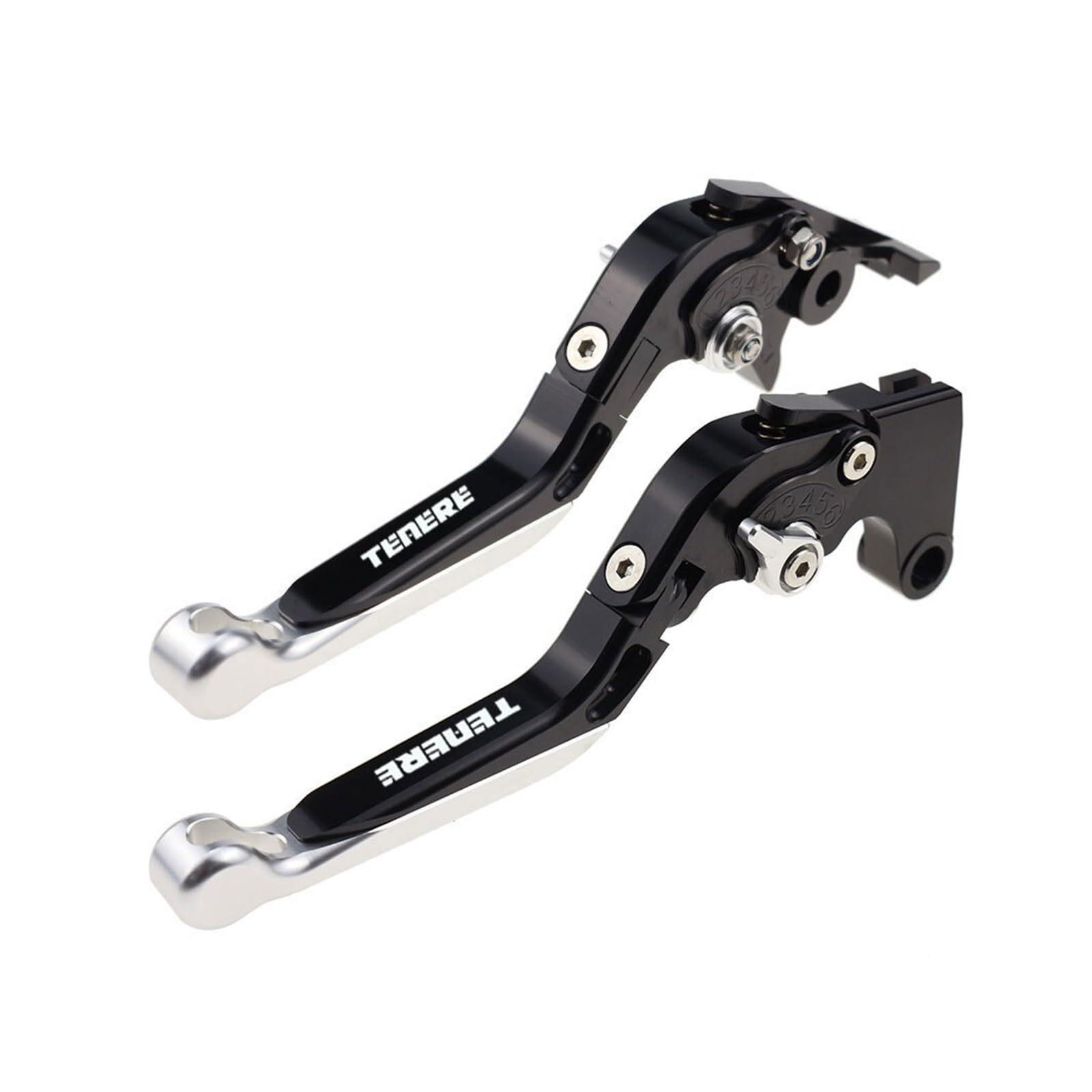 Yxbswbjd 34 Aluminum Alloy Folding Brake Lever For Tenere700 Motorcycle Folding Extendable Brake Clutch Levers(34)