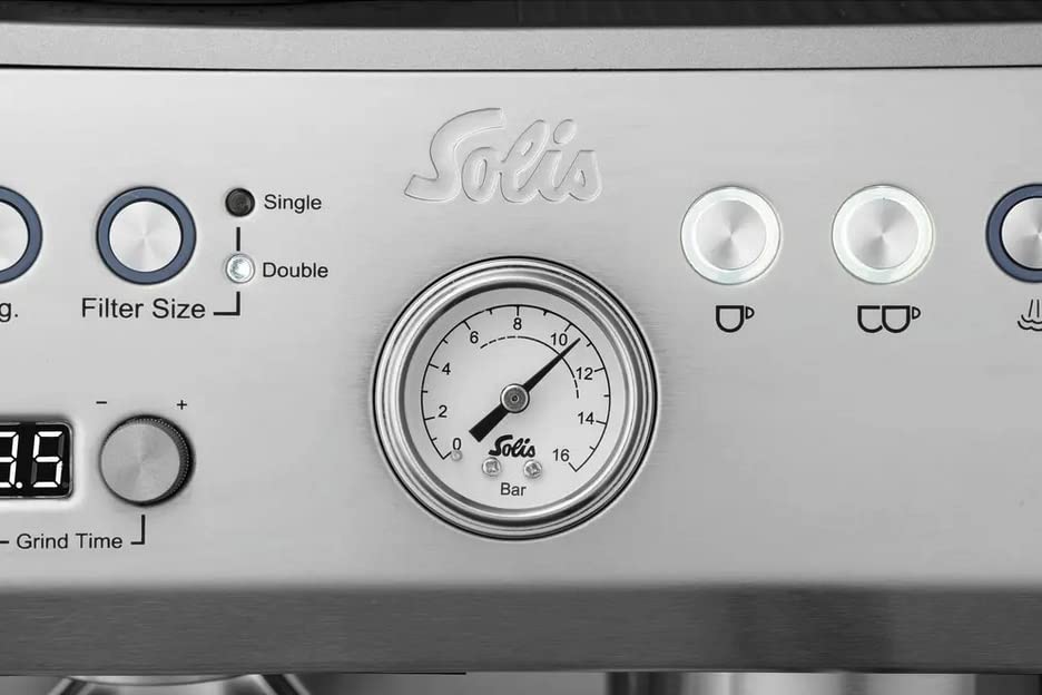 Solis Grind & Infuse Espresso Machine, ZERO STATIC, Adaptive PID, 2.6L, 54mm (Stainless Steel) - Image 8