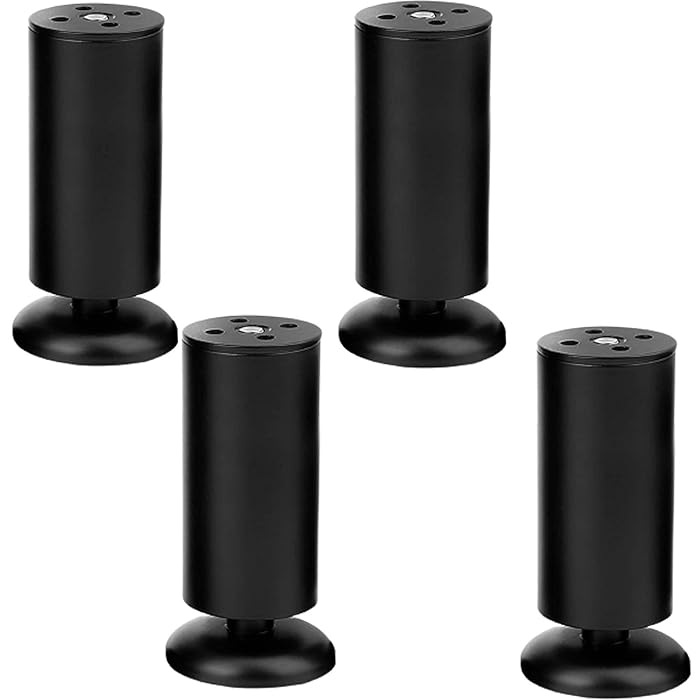 Buy 4pcs Round Furniture Adjustable Feet,Stainless Steel