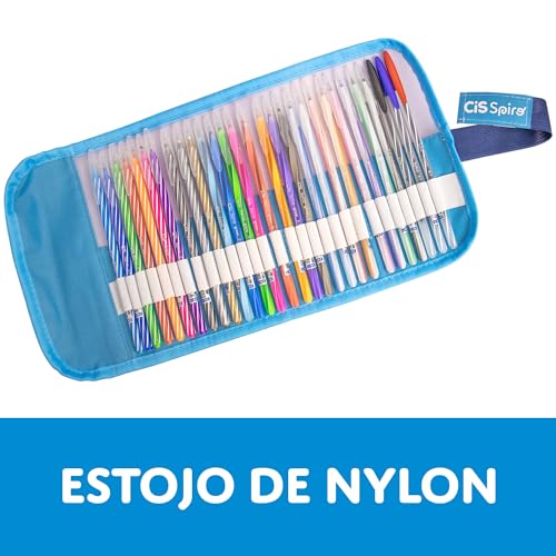 CIS Spiro Estojo Rollerset com 29 canetas