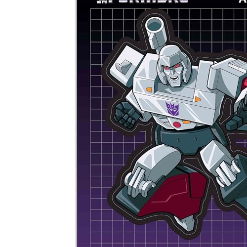Image of Hasbro Transformers Megatron Adhesive Vinyl Decal - Fun Transformers Sticker for Car, Window or Laptop
