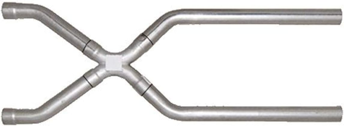 Pypes Exhaust XVA10 2-1/2" Diameter 409 Stainless Steel Universal X-Pipe