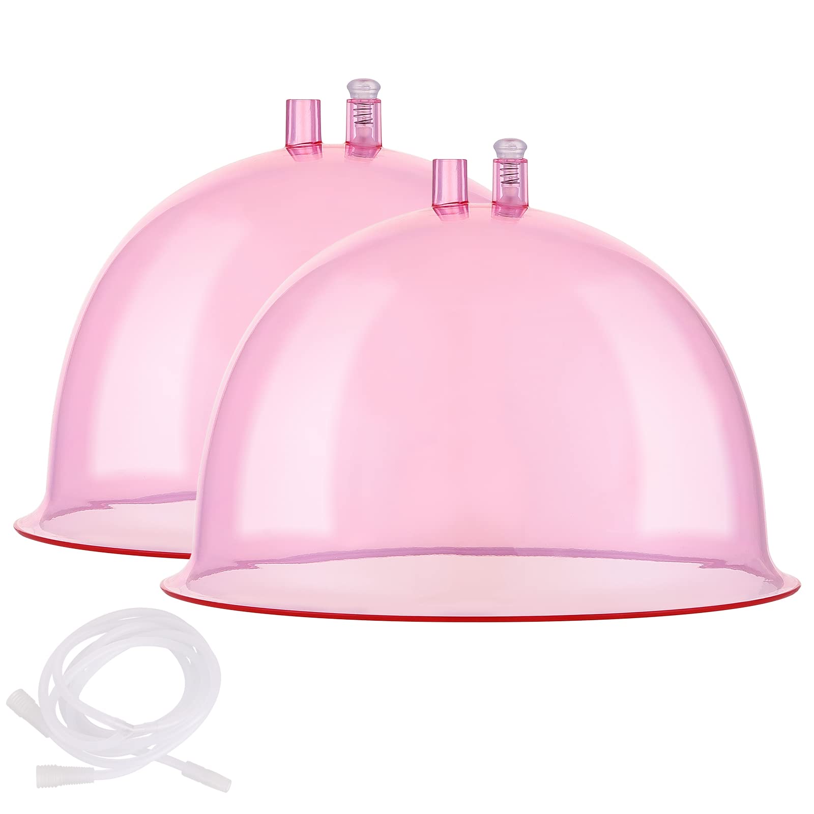 Meifuly Accessori per macchine per terapia sottovuoto, di alta qualità, diametro 21,5 cm, extra large, per sollevamento glutei e coppettazione con tubo tipo Y (1 paio)