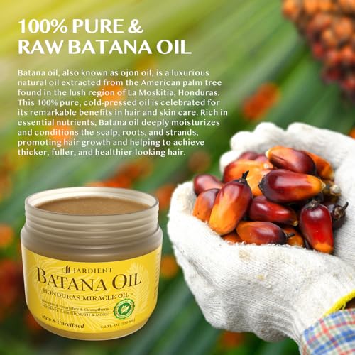 Raw Batana Oil for Hair: 100% Pure Batana Oil from Honduras - For Men & Women 4.2 OZ - Image 3