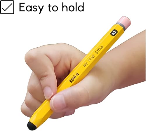 Miniatura 6 de Lápiz capacitivo para niños, con forma hexagonal como un lápiz real, compatible con todos los dispositivos de pantalla táctil, Apple IPAD, iPhone,
