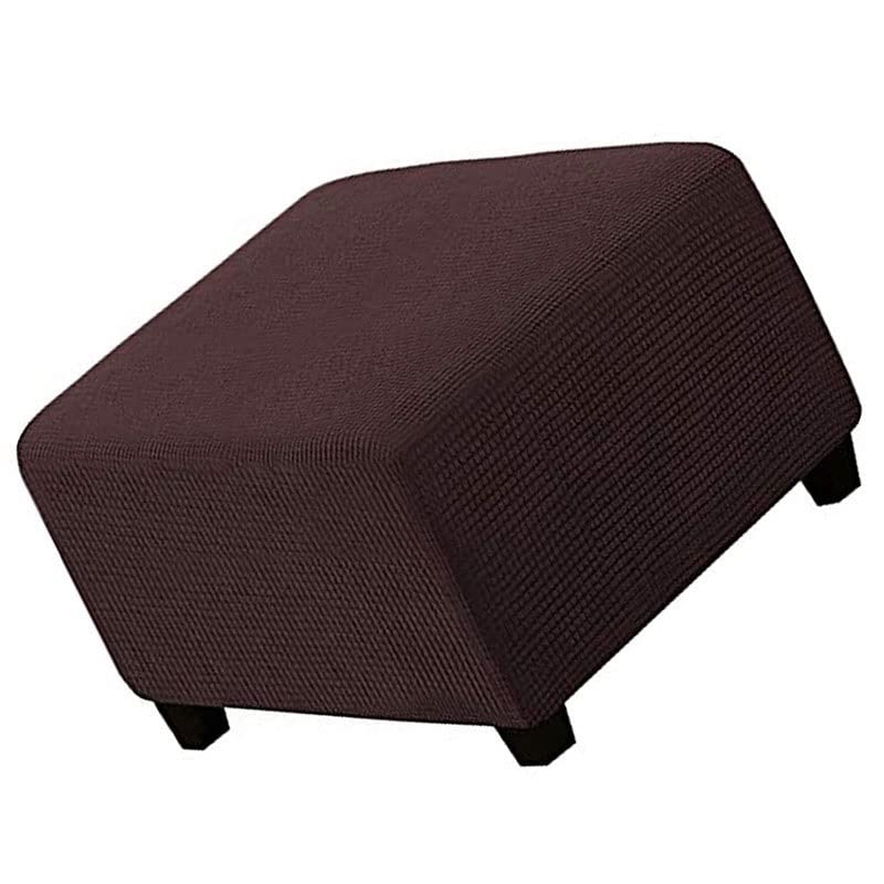 Tabouret Pliant En Similicuir Pouf De Rangement Pliable Repose-Pieds De