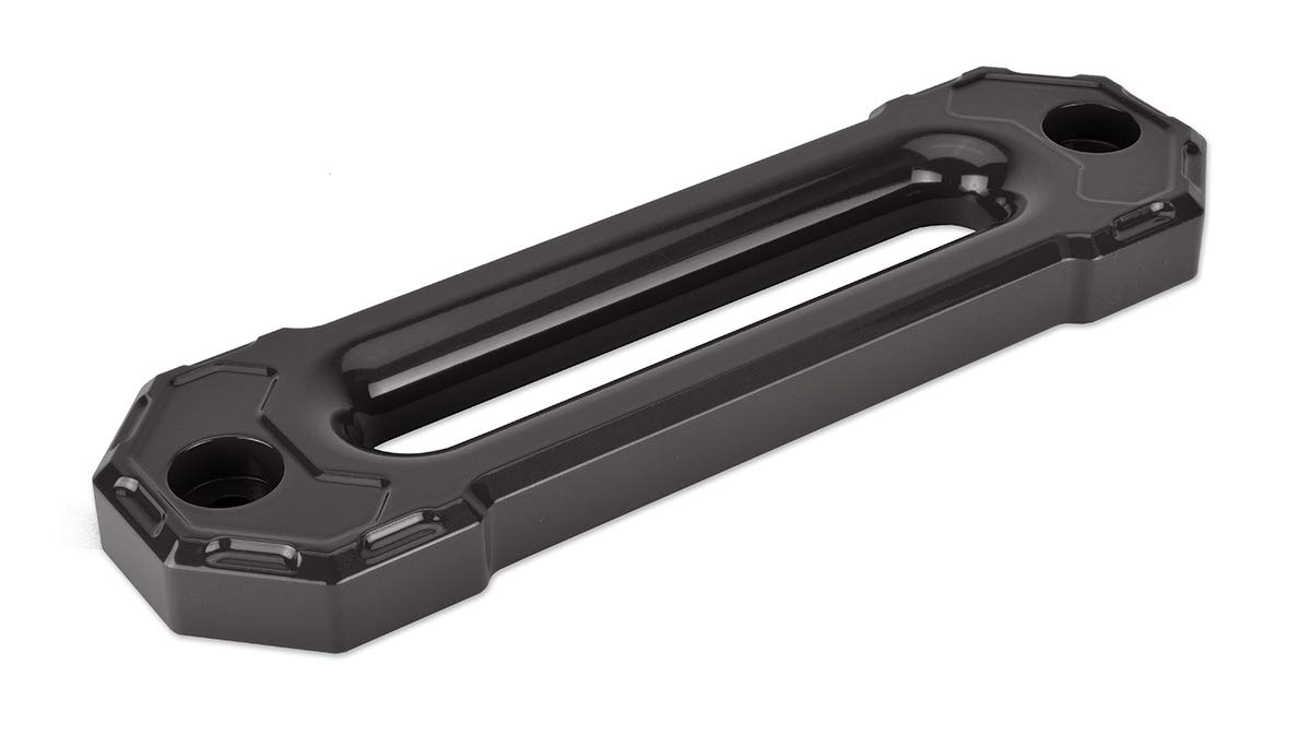 Agency 6 Hawse Fairlead – 1 pulgada de grosor (10 pulgadas de distancia entre agujeros) – Pasacables de aluminio billet para línea de cabrestante sintético, accesorios de acero inoxidable incluidos