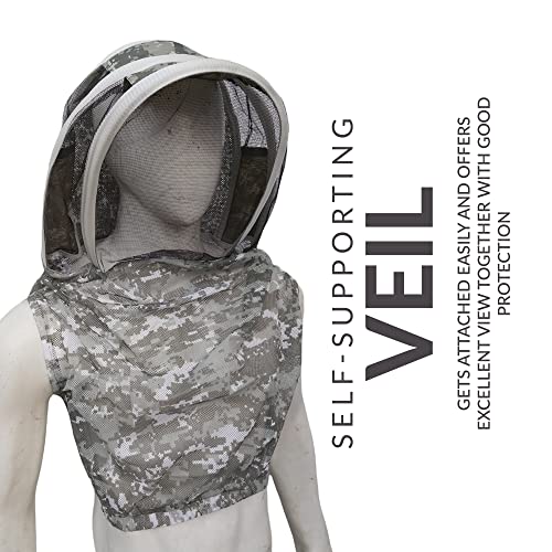 URBANBEE Imkerhut Imkerschleier Bienenschutzhut Imkerkleidung veil beekeeping hat bienenschutz hut Atmungsaktiver… – Bild 4