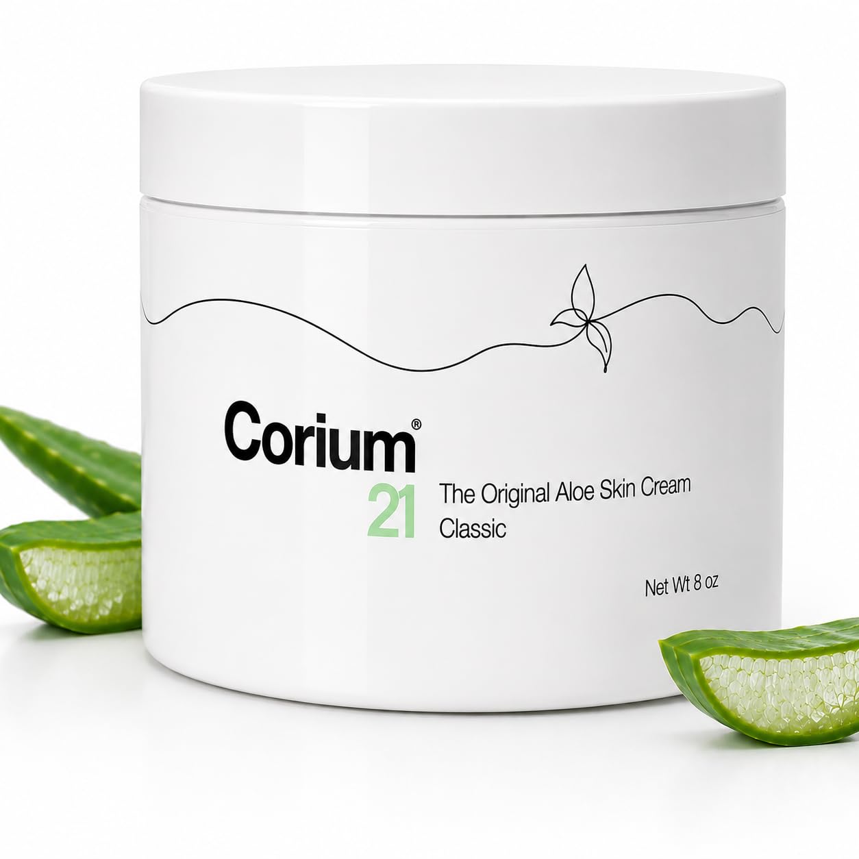 Amazon.com: Corium 21 Organic Aloe Vera Skin Cream for Lasting Dry